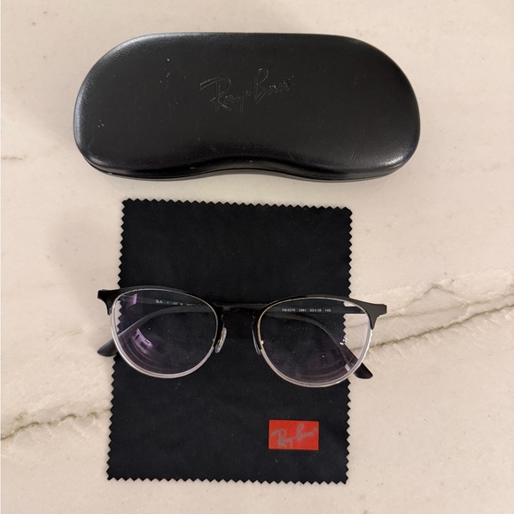 Ray-Ban Other - RAY BAN FRAMES ONLY EYEGLASSES RB 6375 2861 BLACK 53-18-145